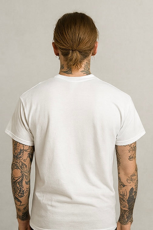 BLOCK hustle TEE (Grey Letters)